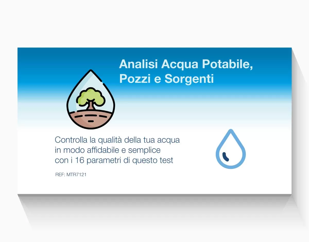 Analisi Acqua potabile di Casa, Pozzi e Sorgenti